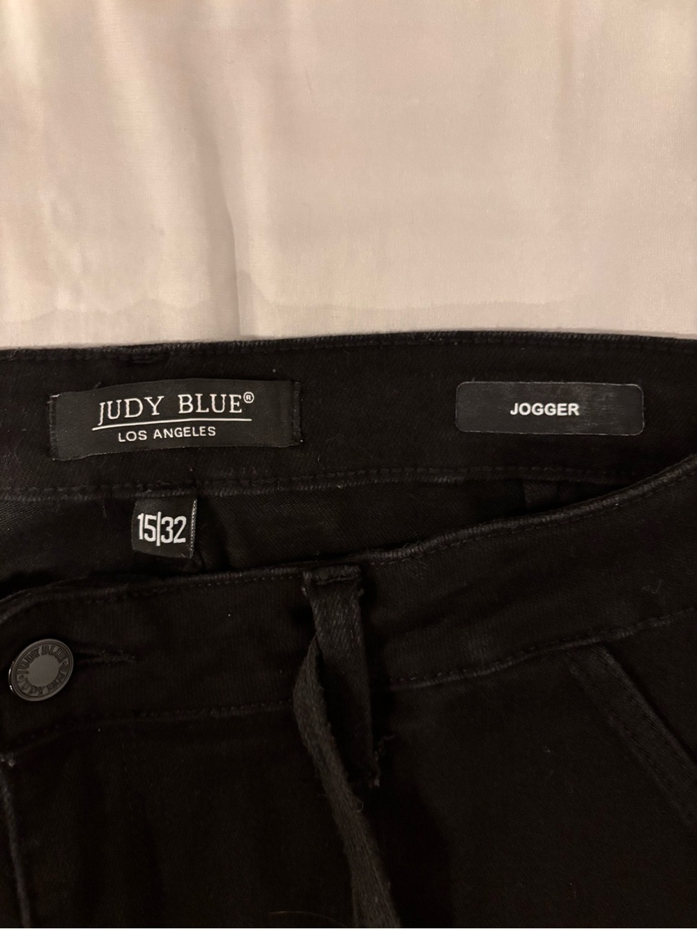 Judy Blue Black Drawstring Jogger Pants